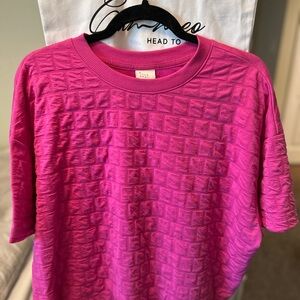 Target A New Day Pink Textured T-Shirt